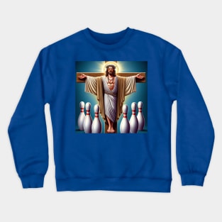 The Dude as Jesus Crewneck Sweatshirt